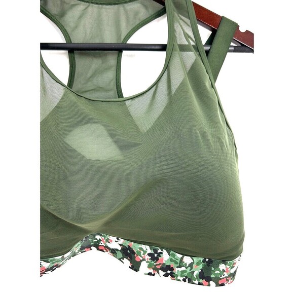 Adore Me Green 38DDD Micah Contour High Impact Sport Bra Mesh Adjustable Straps - Picture 7 of 12